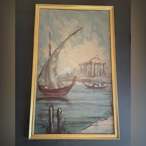 2 Framed sailboat prints​